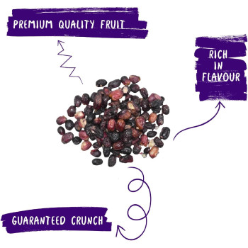 Bonaf Freeze Dried Grape (Seedless), Authentic Uzbek Fruit, Delicious And Crunchy Snack, 100% Natural (40 Gram)