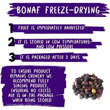 Bonaf Freeze Dried Grape (Seedless), Authentic Uzbek Fruit, Delicious And Crunchy Snack, 100% Natural (40 Gram)