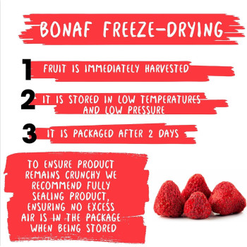 Bonaf Crunchy Freeze Dried Strawberry