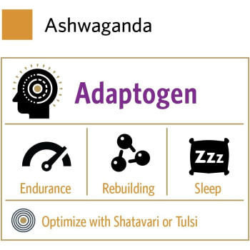 Organic India Ashwagandha Herbal Supplement - Vegan, Gluten-Free, Kosher, Usda Certified Organic, Non-Gmo, Supports Mood, Endurance, Vitality and Strength - 90 Capsules