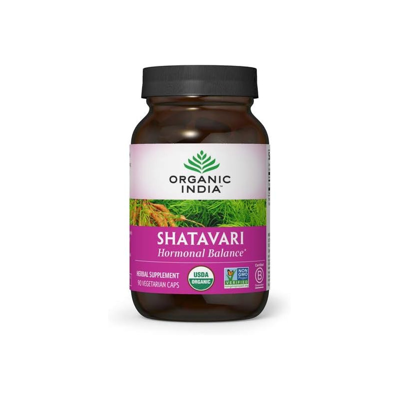 Organic India Shatavari Herbal Supplement, 90 Capsules