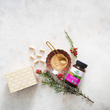 Organic India Shatavari Herbal Supplement, 90 Capsules