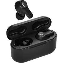 1More Ecs3001T Pistonbuds Tws Earphones 4 Enc Mic Low Latency Dynamic Stereo Earbuds Touch Control Sports Headphones Type-C Bluetooth 5.0 - Black