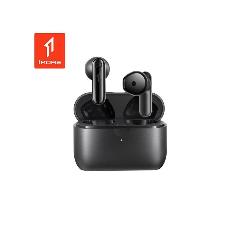 1More Eo007 Neo True Wireless Earbuds Bluetooth Earphone Deep Bass With Dual Mic Active Noise Cancellation 45H Playtime Bluetooth 5.2 - Black
