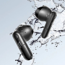 1More Eo007 Neo True Wireless Earbuds Bluetooth Earphone Deep Bass With Dual Mic Active Noise Cancellation 45H Playtime Bluetooth 5.2 - Black