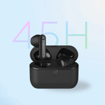 1More Eo007 Neo True Wireless Earbuds Bluetooth Earphone Deep Bass With Dual Mic Active Noise Cancellation 45H Playtime Bluetooth 5.2 - Black