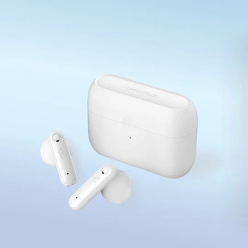 1More Eo007 Neo True Wireless Earbuds Bluetooth Earphone Deep Bass With Dual Mic Active Noise Cancellation 45H Playtime Bluetooth 5.2 - White
