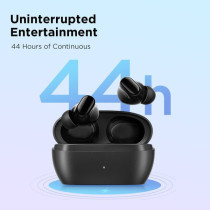 1More Eo009 Omthing Airfree Buds True Wireless Earbuds With Dnn Noise Cancellation For Clear Calls, Bluetooth 5.3 - Black