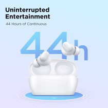 1More Eo009 Omthing Airfree Buds True Wireless Earbuds With Dnn Noise Cancellation For Clear Calls, Bluetooth 5.3 - White
