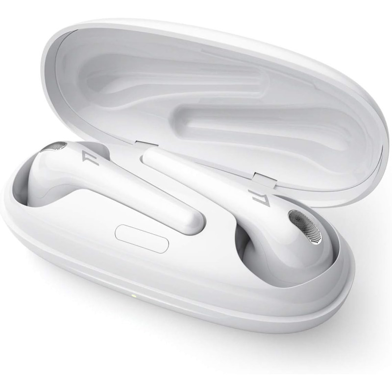 1More Ess3001T Comfobuds True Wireless Ergonomic And Lightweight Earbuds With 4 Enc Microphones, Ipx5 Water Resistance Bluetooth 5.0 Type-C - White