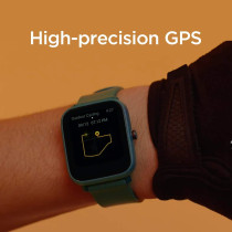 Amazfit Bip U Pro Smart Watch 1.43 Hd Color Screen Display 60+ Sports Mode 24Hrs Health Monitoring Buillt-In Gps Alexa 5 Atm Waterproof - Green