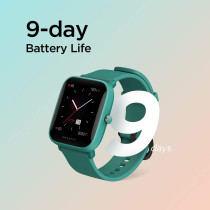 Amazfit Bip U Pro Smart Watch 1.43 Hd Color Screen Display 60+ Sports Mode 24Hrs Health Monitoring Buillt-In Gps Alexa 5 Atm Waterproof - Green