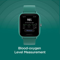 Amazfit Bip U Pro Smart Watch 1.43 Hd Color Screen Display 60+ Sports Mode 24Hrs Health Monitoring Buillt-In Gps Alexa 5 Atm Waterproof - Green