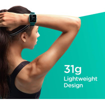 Amazfit Bip U Pro Smart Watch 1.43 Hd Color Screen Display 60+ Sports Mode 24Hrs Health Monitoring Buillt-In Gps Alexa 5 Atm Waterproof - Green