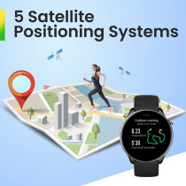 Amazfit GTR Mini Smart Watch 1.28-inch AMOLED Display Sport Watch GPS 5 Satellite Positioning System - Black