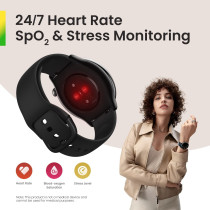 Amazfit GTR Mini Smart Watch 1.28-inch AMOLED Display Sport Watch GPS 5 Satellite Positioning System - Black