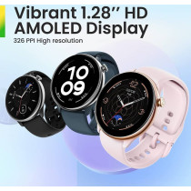 Amazfit Gtr Mini Smart Watch 1.28-Inch Amoled Display Sport Watch Gps 5 Satellite Positioning System 120 Sport Modes Smart Recognition Fitness Watch 5Atm Water Resistance - Blue