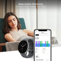 Amazfit Gtr 2E Smart Watch 1.39Inch Amoled Always-On Display 90 Sports Modes 24Hrs Health Monitoring, 5 Atm Water Resistance, Built-In Alexa - Grey