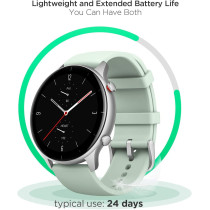 Amazfit Gtr 2E Smart Watch 1.39Inch Amoled Always-On Display 90 Sports Modes 24Hrs Health Monitoring, 5 Atm Water Resistance, Built-In Alexa - Green