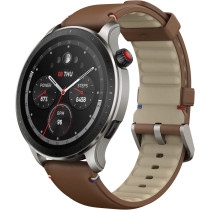 Amazfit Gtr 4 Smart Watch 1.43-Inch Amoled Display, 24/7 Health Management, Bluetooth Phone Calls, Gps, Music Storage - Brown