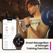 Amazfit Gtr 4 Smart Watch 1.43-Inch Amoled Display, 24/7 Health Management, Bluetooth Phone Calls, Gps, Music Storage - Brown