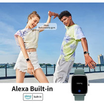 Amazfit Gts 2 Mini Smart Watch 1.55Inch Amoled Display With Female Cycle Tracking Health Monitoring 68+ Sports Mode Built-In Alexa Bluetooth 5.0 - Green