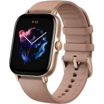 Amazfit Gts 3 Smart Watch 1.75 Ultra Hd Amoled Display 24Hrs Health Monitoring 150+ Sports Mode Fitness Watch 12-Days Battery 5 Atm Waterproof - Brown