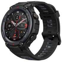Amazfit T-Rex Pro Smart Watch 1.3-Inch Amoled Screen Military-Grade Design Heart Rate/Sleep/Stress Monitoring Spo2 100+Sports Mode 10Atm Waterproof - Black