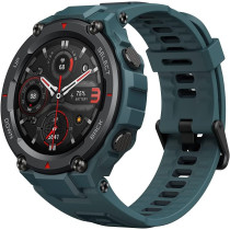 Amazfit T-Rex Pro Smart Watch 1.3-Inch Amoled Screen Military-Grade Design Heart Rate/Sleep/Stress Monitoring Spo2 100+Sports Mode 10Atm Waterproof - Blue