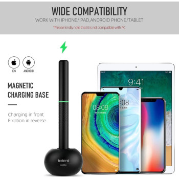 Bebird M9 Pro Smart Visual Ear Cleaning Stick With 3 Mega Pixels Endoscope Hd Camera, 350Mah Long Battery, Ip65 Waterproof - Black