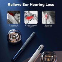 Bebird Note 3 Pro Wireless Smart Ear Stick With 10 Megapixel Hd Otoscope Camera 2 In 1 Rod & Tweezer 12 Pieces Spoons Ear Wax Removal Tool - Blue
