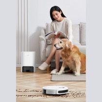 Deerma A10 All in One Smart Robot Vacuum Cleaner 2200Pa Suction Force 380ml 3L Dust Bag - White