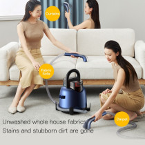 DEERMA BY200 Fabric Vacuum Cleaner Wet & Dry Vacuum With Hot Rinsing Spray integrated For Sofa/Carpet/Curtain 1.6L Water Tank 850W - Blue