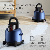 DEERMA BY200 Fabric Vacuum Cleaner Wet & Dry Vacuum With Hot Rinsing Spray integrated For Sofa/Carpet/Curtain 1.6L Water Tank 850W - Blue
