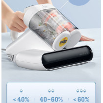 Deerma CM990 Dust Mite Vacuum Cleaner Double Tube With Digital Screen 13kPa Suction Force 0.6L Dust Bin 450W - White