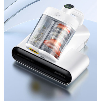 Deerma CM990 Dust Mite Vacuum Cleaner Double Tube With Digital Screen 13kPa Suction Force 0.6L Dust Bin 450W - White