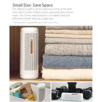 Deerma Cs90M Mini Dehumidifier Reduce Air Humidity Moisture Absorption Ptc Heating Drying Recyclable Dehumidification Portable And Light Weight - White