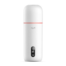 Deerma Dr035S Portable Electric Kettle Thermos Bottle With Led & Temperature Control 350Ml Capacity - White