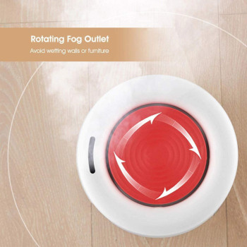 Deerma F301 Wide Range Purifying Air Humidifier Mute Ultrasonic Aroma Diffuser For Home And Office 2.5Liters Capacity Ultra-Quiet And Efficient Technology, 25W Power - White