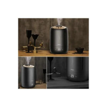 Deerma F600S Ultrasonic Humidifier Aromatherapy Oil Diffuser Three Gear Touch Temperature Intelligent Mist Maker Timing Function Constant Humidity, 5L Capacity - Black