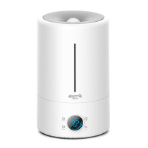 Deerma F628S Touch Display Smart Humidifier 5Liters Capacity Uv Lamp Sterilization 3 Gear Mist Volume 12H Timing Touch Display 30Db Low Noise - White