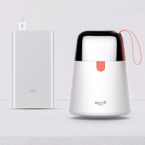 Deerma Mq603 2 In 1 Portable Electric Lint Remover With Strong Adhesion Dander Hair Ball Fabric Shaver 7000Rpm Motor Usb Rechargeable Battery - White