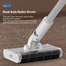 Deerma Vc55 Dual-Axis Portable Handled Vacuum Cleaner, Hepa Filtration, Type C Charging, 13000Pa Motor, Deerma Official Store, - White