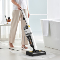 Deerma Vx20 Wet & Dry Vacuum Cleaner Double Roller Brush Head 500ML Water Tank Ipx4 Waterproof Smart Vacuum Cleaner - White