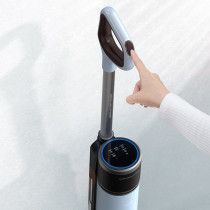 Deerma Vx300 Water Suction Vacuum Floor Cleaner, Automatically Sense Dirt And Absorb Dry And Wet Garbage, One-Button Self-Cleaning - Black