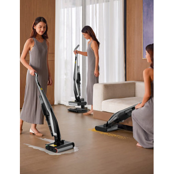 Deerma VX96W Cordless Vacuum Cleaner Wet And Dry Sewage Tank 4000 mAh Battery 160W - Black