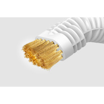 Deerma Zq600 Multifunctional Handheld Steam Mop Floor Cleaner 150C Steam Glass Cleaning Steam Iron Scouring Pad Extension Wand & Hose Sterilize- White