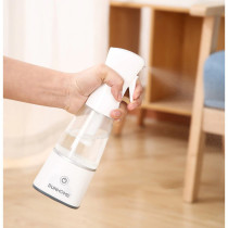 Dunhome Dh-003 Portable Disinfection Water Generator Electric Spray Bottle With 99.9% Sterilization Rate 250Ml - White