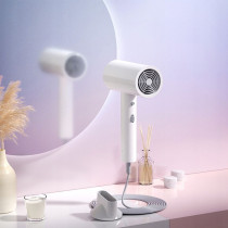 Enchen Air 5 Electric Hair Dryer 1800W High Dc Motor With Double Over Heat Protection 1.8M Power Cord Length - White