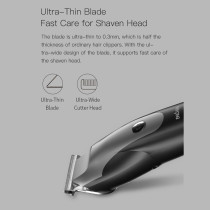 Enchen Humming Bird Electric Hair Clipper T-Shaped Cutter Head Low Noise Hair Trimmer Smart Power Usb Charging, 7100Rpm, 10W High Power, 1500Mah Battery, Type-C - Black